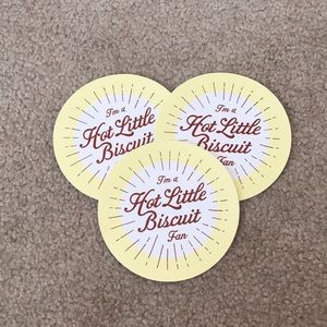 3 Callie’s Hot Little Biscuits Stickers